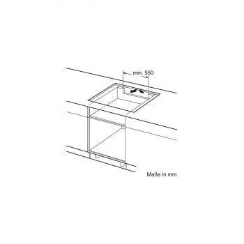 Siemens EH801HFB1E IQ300 Autarkes Induktionskochfeld, Glaskeramik, 80 cm breit, 17 Leistungsstufen, Quick start, flächenbündig, schwarz