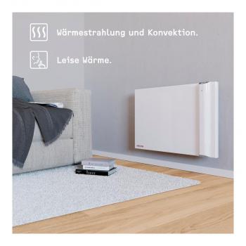 STIEBEL ELTRON CND 200 Wandhängender Duo-Konvektor, 2000 W, Überhitzungsschutz, weiß (234816)