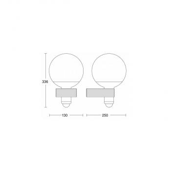 Steinel L 400 S Sensor-Außenleuchte, 60W, E27, IP44, weiß (611118)