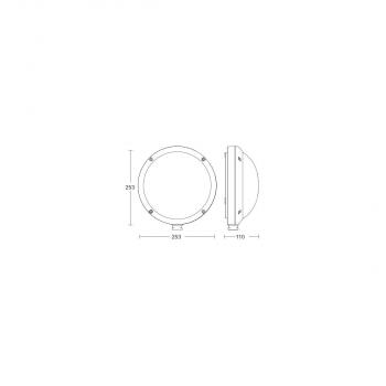 Steinel L 330 S Sensor-LED-Außenleuchte, mit Bewegungsmelder, 815 lm, anthrazit (053079)