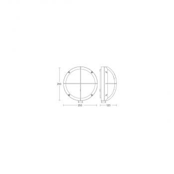 Steinel L 331 S Sensor-LED-Außenleuchte, mit Bewegungsmelder, 711 ml, anthrazit (053093)