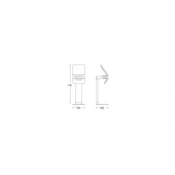 Steinel XSolar GL-S Solarleuchte, 1,2W, 150 lm, LED, 3000K, IP44, anthrazit (085681)