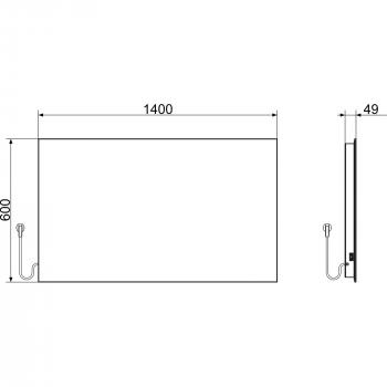 STIEBEL ELTRON RHB 700 Strahlungsheizung, Glas, 700W, schwarz (234424)