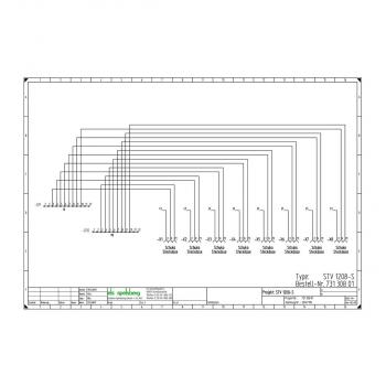 Spelsberg STV 1208-S Steckdosenkombination, IP44, 250 x 400 x 122 mm (73130801)