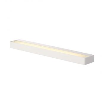 ARDEBO.de SLV SEDO 14 Wandleuchte, LED, 3000K, eckig, Glas satiniert, L/B/H 59,5/8,5/4 cm, 17W, weiß (151781)