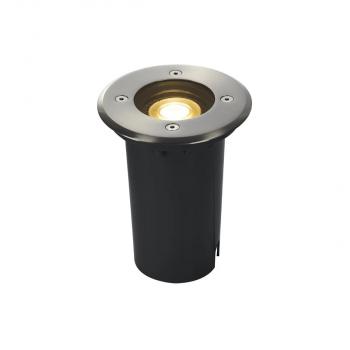 ARDEBO.de SLV SOLASTO 120 Outdoor Bodeneinbauleuchte, LED GU10 51 mm, IP67, edelstahl, rund (227680)