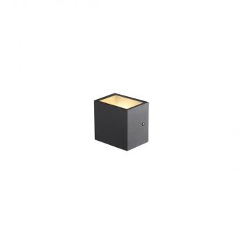 SLV SITRA CUBE LED Outdoor Wand- und Deckenaufbauleuchte, anthrazit, IP44, 3000K, 11W (1002032)