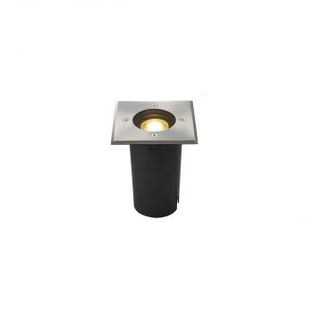 ARDEBO.de SLV SOLASTO 120 Outdoor Bodeneinbauleuchte, LED GU10 51 mm, IP67, edelstahl, eckig (227684)