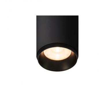 SLV NUMINOS SPOT PHASE S, Indoor, LED, Deckenaufbauleuchte, 2700K, 60°, schwarz/schwarz (1004100)