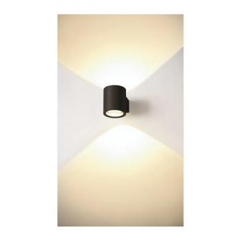 SLV OCULUS UP/DOWN Indoor LED, Wandaufbauleuchte, 2000-3000K, schwarz (1004670)