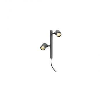 ARDEBO.de SLV HELIA Outdoor Standleuchte, zweiflammig, LED, 3000, IP55, anthrazit (233285)