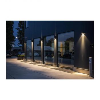 SLV BIG THEO WALL Outdoor Wandleuchte, Flood down, LED, 3000K, B/H/T 13/14/13,5 cm, anthrazit (234525)