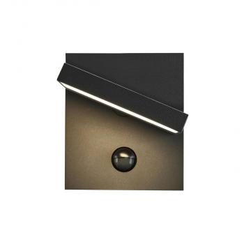 SLV ABRIDOR SENSOR, Outdoor LED Wandaufbauleuchte IP55 3000/4000K, anthrazit (1002990)