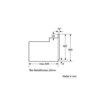 Siemens HB113FBS1 iQ100 EEK: A Einbaubackofen, 60 cm breit, 66 L, 3D-Heißluft Plus, Schnellaufheizung, Edelstahl