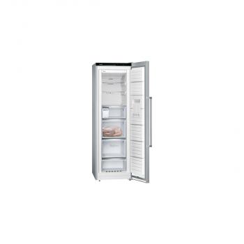 Siemens GS36NAIDP iQ500 Stand Gefrierschrank, 60cm breit, 242l, noFrost, superFreezing, varioZone, Edelstahl