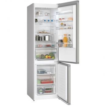 Siemens KG39NXICF iQ300 Stand Kühl-Gefrierkombination, 60 cm breit, 363 L, noFrost, superCooling, multiAlarm-System, inox