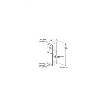 Siemens GI11VADC0 iQ500 Einbau Gefrierschrank, Nischenhöhe: 72cm, 70l, Flachscharnier, lowFrost, freshSense