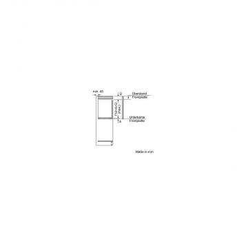 Siemens GI11VADC0 iQ500 Einbau Gefrierschrank, Nischenhöhe: 72cm, 70l, Flachscharnier, lowFrost, freshSense