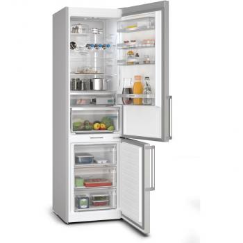 Siemens KG39NAICT iQ500 Stand Kühl-Gefrierkombination, 60 cm breit, 363 L, Home Connect, superCooling, inox