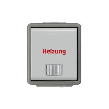 ARDEBO.de Siemens DELTA fläche Heizung-Notschalter IP44, AP, dgr/hgr, 1p, 10A, 250V (5TA4741)