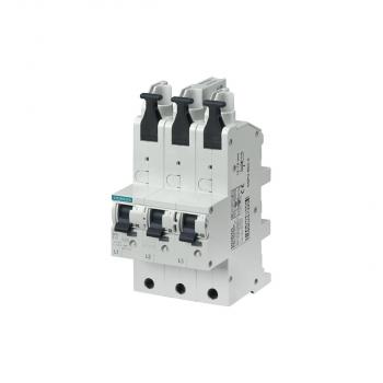 ARDEBO.de Siemens Hauptleitungsschutzschalter SHU 3x1p E 63A, 230/400V, Adapter 5ST1327