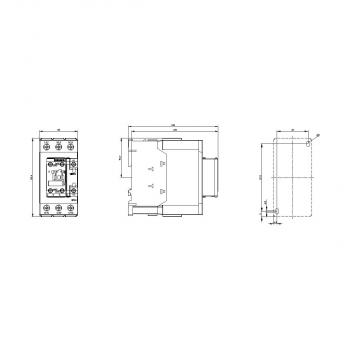 Siemens 3RT20351AP00 Leistungsschütz, AC-3 40 A, 18,5 kW / 400 V, 1 Schließer, 1 Öffner