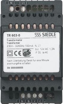 ARDEBO.de Siedle TR603-0 Transformator, schwarz (200035160-00)