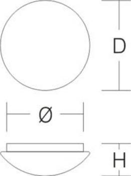 RZB Flat Polymero IP 44 A+ Deckenleuchte, LED, 13,5W, IP 43, weiß (221153.002.3)