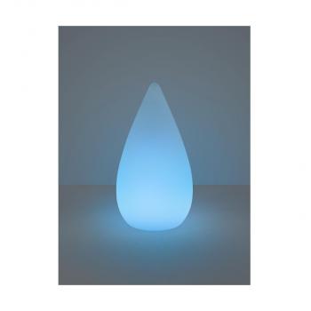 Reality Palmas Außentischleuchte LED Weiß, 1-flammig, Fernbedienung, Farbwechsler, 1,5W, 50lm (R55101101)
