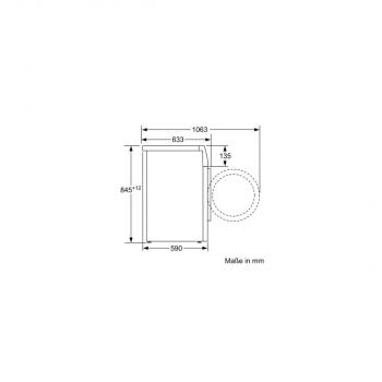 Bosch WAN28K43 8 kg Frontlader Waschmaschine, 60 cm breit, 1400 U/Min, AquaStop, Kindersicherung, Nachlegefunktion, weiß