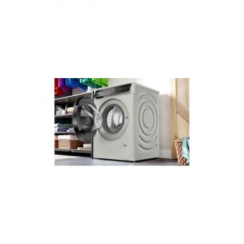 Bosch WGB2560X0 10 kg Frontlader Waschmaschine, 60 cm breit, 1600 U/Min, AquaStop, HomeConnect, Nachlegefunktion, Water Perfect Plus, silber-inox