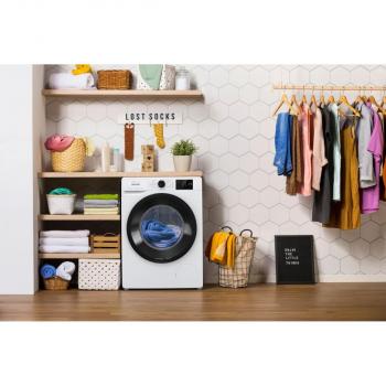 Gorenje WNEI86APS 8kg Frontlader Waschmaschine, 60cm breit, 1600U/Min, Kindersicherung, 3-teilige Waschmittelschublade, Dampffunktion, LED Display, weiß