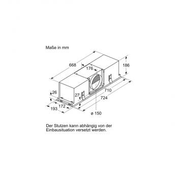 Neff Z52JXC1W1 CleanAir Umluftmodul / Deckenlu?ftung, weiß