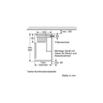 Neff Z54TL90X1 Absenkrahmen