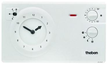 ARDEBO.de Theben RAMSES 782 Analog-Uhrenthermostat, IP 20, II, weiß (7820030)