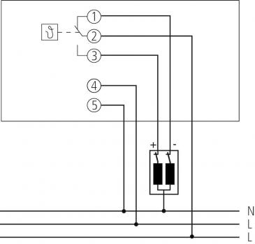 Theben RAMSES 782 Analog-Uhrenthermostat, IP 20, II, weiß (7820030)