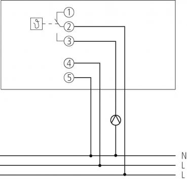 Theben RAMSES 782 Analog-Uhrenthermostat, IP 20, II, weiß (7820030)