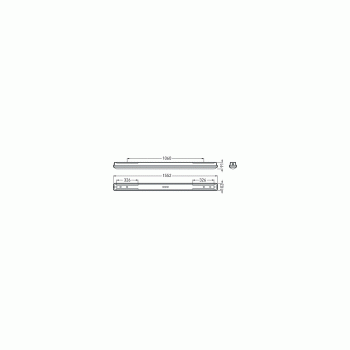 Trilux Feuchtraum-Anbauleuchte OLEVEONF 15 B 4000-840 ET PC, lichtgrau (7121840)