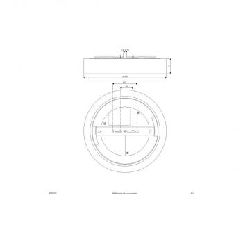 SVN LED Anbauleuchte - rund - IP54 - 200-240V - 25W 3000K, 4000K, 5700K - 1950lm, 2350lm, 2150lm, weiß (R40250125)