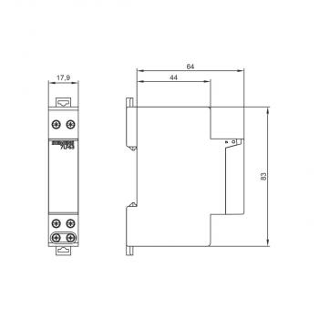 Siemens Treppenlichtzeitschalter 230V, 1S, 16A, 230V (7LF6311)