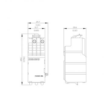 Siemens Unterspannungsauslöser 24V DC (3VA99080BB11)