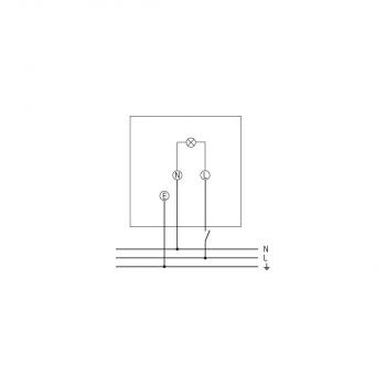 Theben theLeda S17-100L BK LED-Strahler, Wandmontage, IP55, 17W, schwarz (1020603)