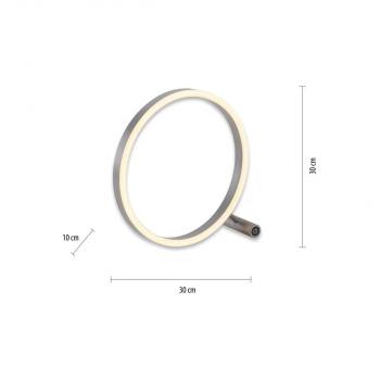 Leuchten Direkt RITUS LED Tischleuchte, 1-flammig, Aluminium (15390-95)