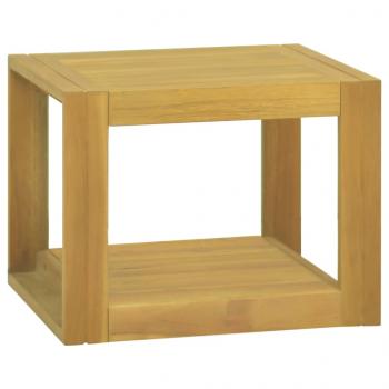 ARDEBO.de - Wand-Badregal 45x45x35 cm Massivholz Teak