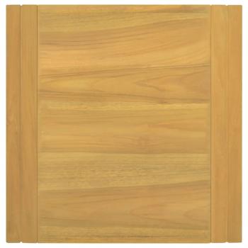 Wand-Badregal 45x45x35 cm Massivholz Teak