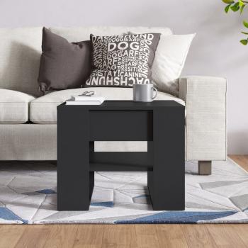 Couchtisch Schwarz 55,5x55x45 cm Holzwerkstoff