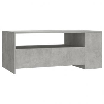 Couchtisch Betongrau 102x55x42 cm Holzwerkstoff