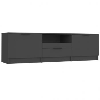 TV-Schrank Schwarz 140x35x40 cm Holzwerkstoff