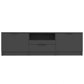 TV-Schrank Schwarz 140x35x40 cm Holzwerkstoff