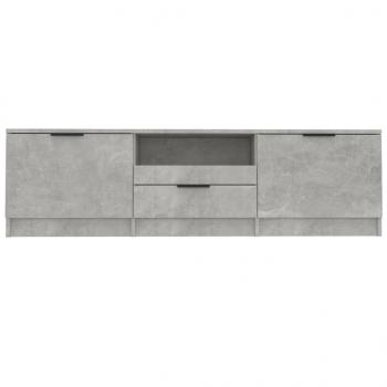 TV-Schrank Betongrau 140x35x40 cm Holzwerkstoff